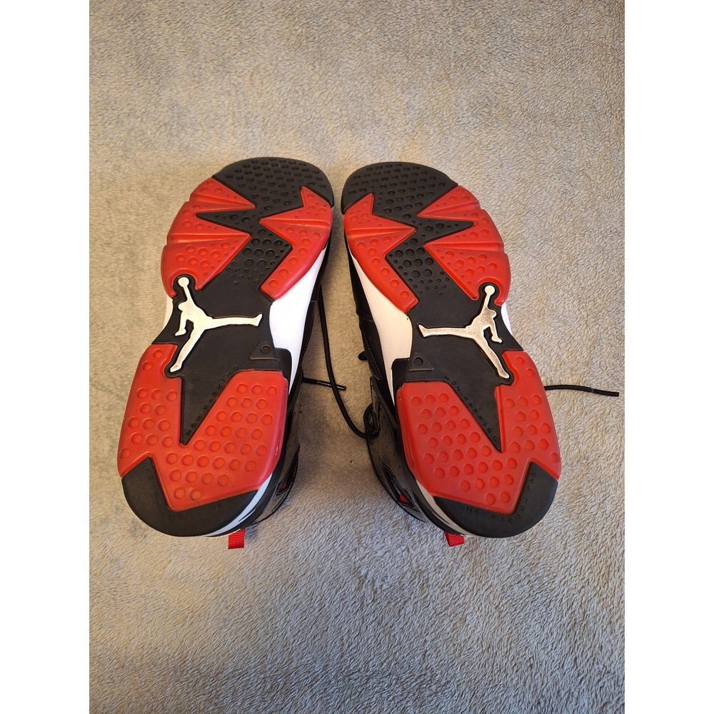 Jordan 6-17-23 Bred Black University Red White Sneakers DM1685-006 Mens 6.5Y - Picture 5 of 6